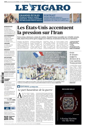Cover of Le Figaro