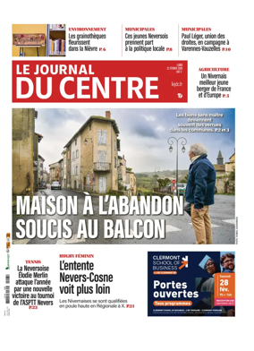 Cover of Le Journal du Centre