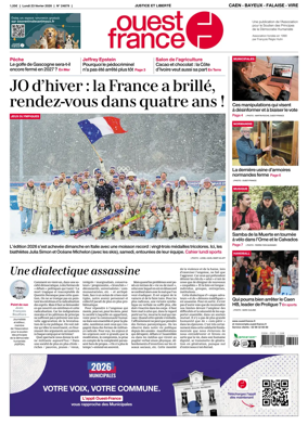 Cover of Ouest France (Caen - Bayeux - Falaise - Vire)