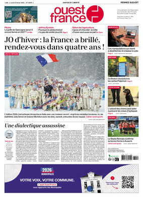 Cover of Ouest-France (Rennes Sud-Est)