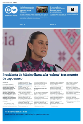 Cover of Deutsche Welle (Spanish edition)