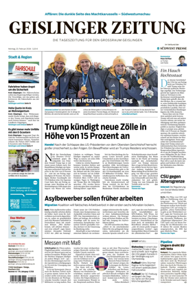 Cover of Geislinger Zeitung