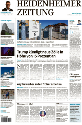 Cover of Heidenheimer Zeitung