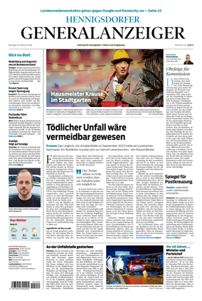 Cover of Hennigsdorfer Generalanzeiger