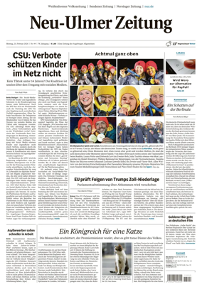 Cover of Neu-Ulmer Zeitung
