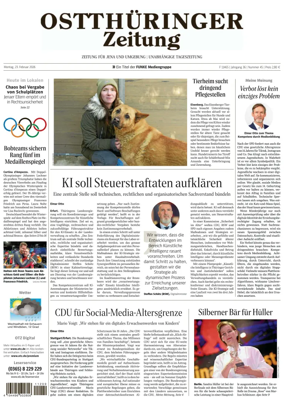 Cover of Ostthuringer Zeitung (Jena)