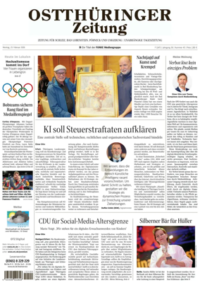 Cover of Ostthuringer Zeitung (Schleiz)