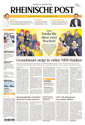 Cover of Rheinische Post Krefeld Kempen