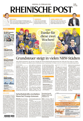 Cover of Rheinische Post Mettmann