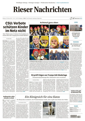 Cover of Rieser Nachrichten