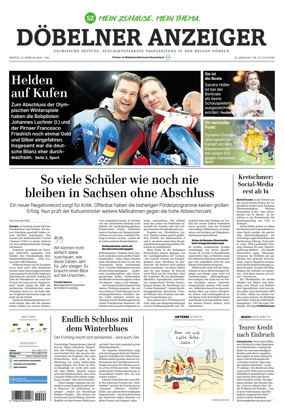 Cover of Sachsische Zeitung (Dobeln)