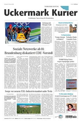 Cover of Templiner Zeitung