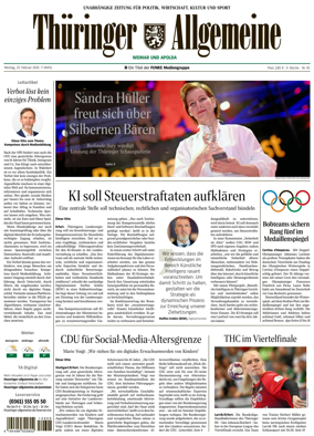 Cover of Thuringer Allgemeine (Weimar)