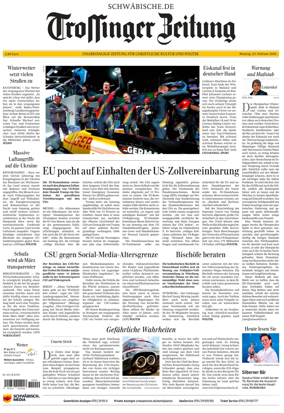 Cover of Trossinger Zeitung