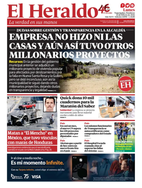 Cover of Diario El Heraldo