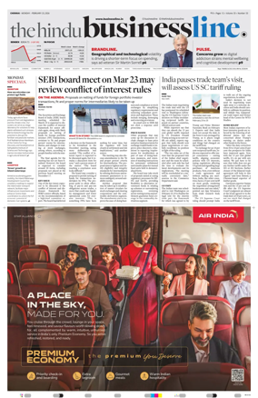 Cover of BusinessLine (Chennai)