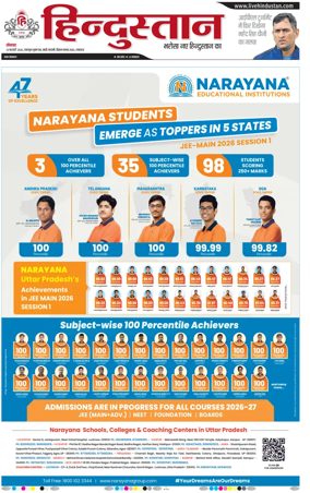 Cover of Hindustan Lucknow ST (Hindi)