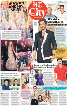 Cover of Hindustan Times (Lucknow) - Live