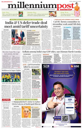 Cover of Millennium Post (Kolkata)