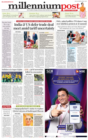 Cover of Millennium Post