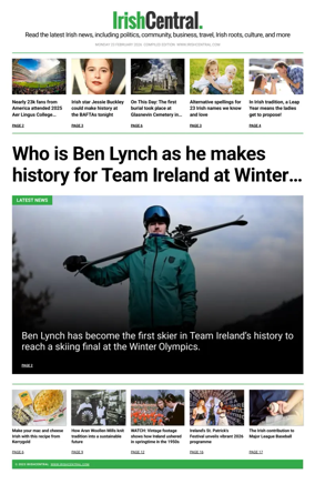 Cover of Irish Central