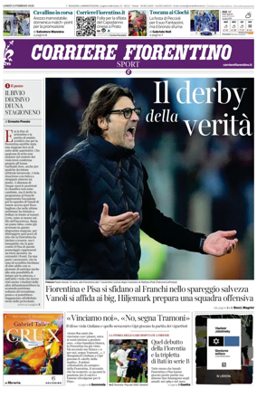 Cover of Corriere Fiorentino