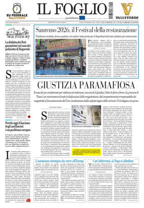 Cover of Il Foglio Quotidiano