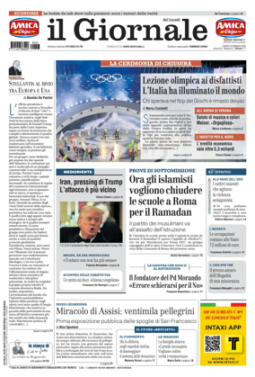 Cover of Il Giornale (Italy)
