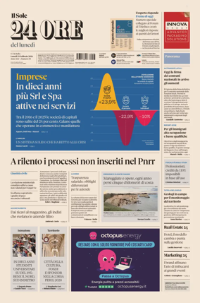 Cover of Il Sole 24 Ore