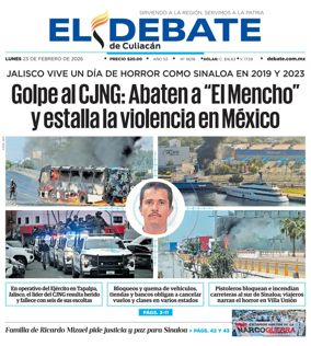 Cover of El Debate de Culiacan