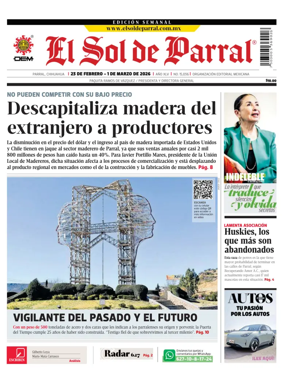Cover of El Sol de Parral