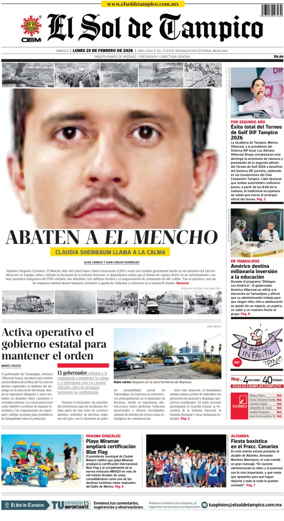 Cover of El Sol de Tampico