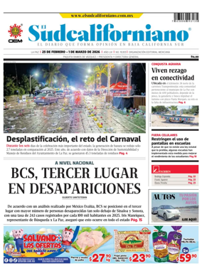 Cover of El Sudcaliforniano