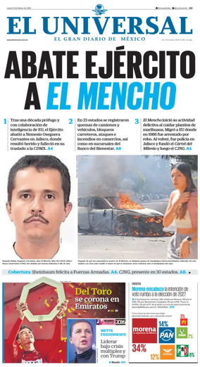 Cover of El Universal