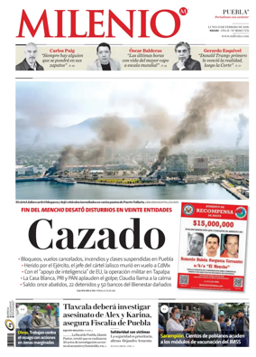 Cover of Milenio Puebla