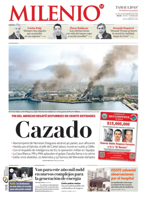 Cover of Milenio Tamaulipas