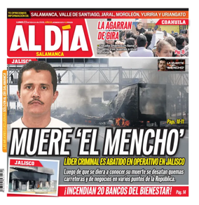 Cover of Periodico Al Dia (Salamanca)