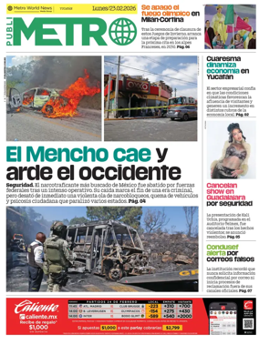 Cover of Publimetro Merida