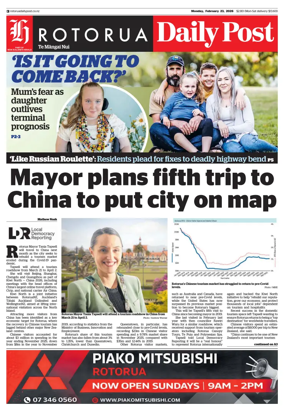 Cover of Rotorua Daily Post