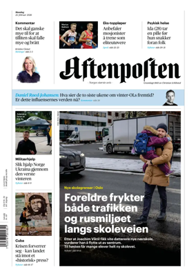 Cover of Aftenposten