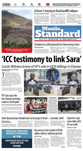 Cover of Manila Standard