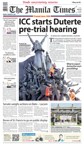 Cover of The Manila Times