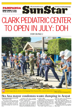 Cover of Sun.Star Pampanga