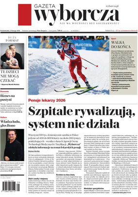 Cover of Gazeta Wyborcza