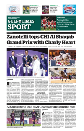 Cover of Gulf Times Sport