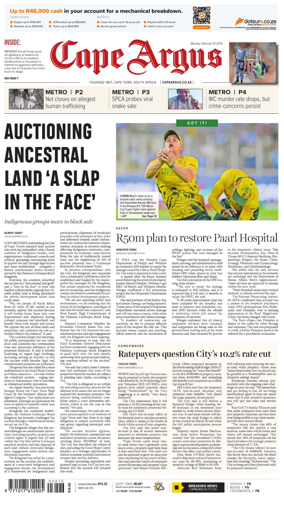 Cover of Cape Argus (PM Edition)