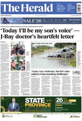 Cover of The Herald (South Africa)