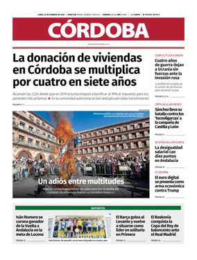 Cover of Diario Cordoba