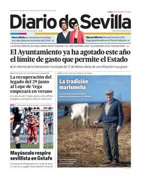 Cover of Diario de Sevilla