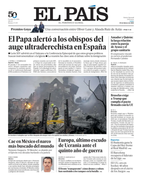 Cover of EL PAIS Euskadi